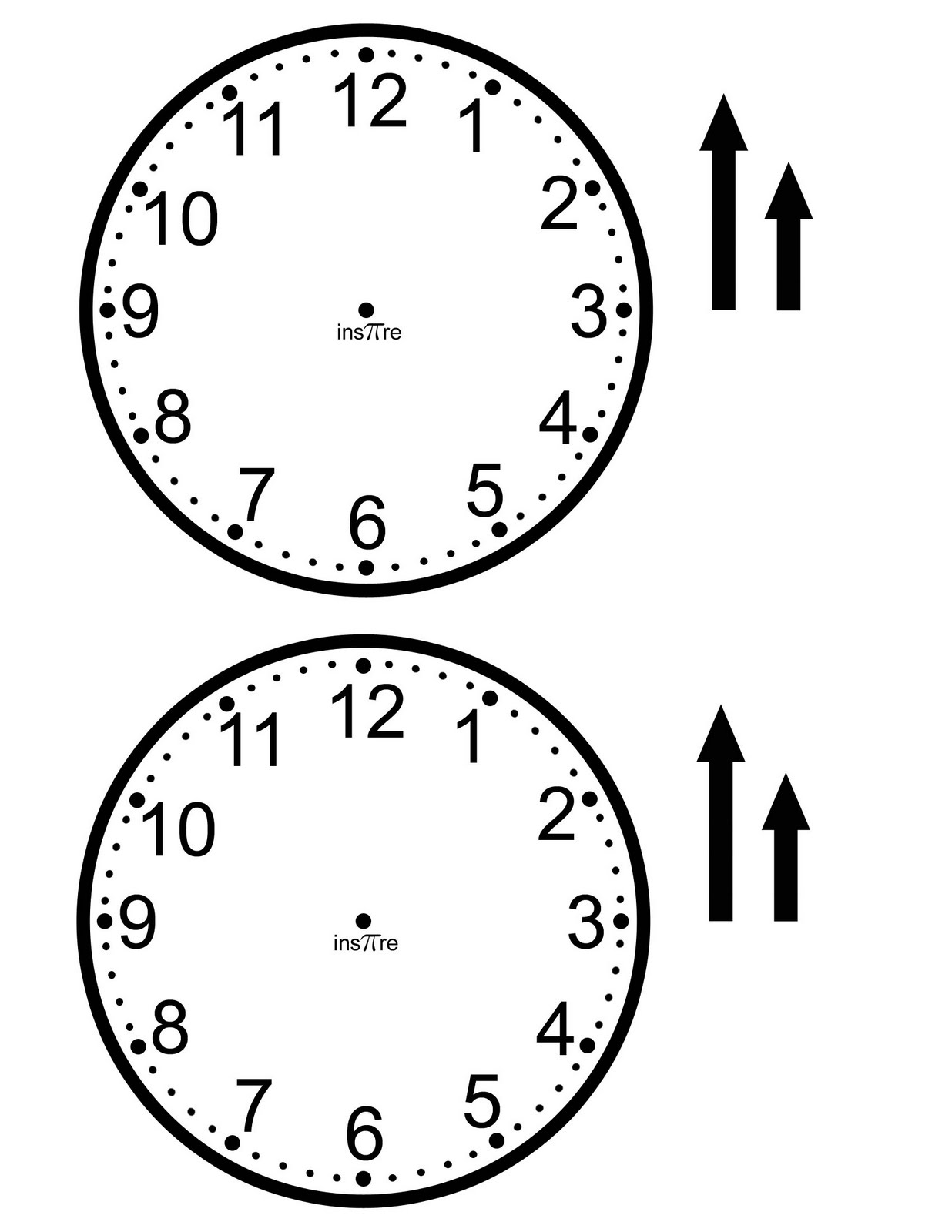 9 Create A Clock Worksheet Worksheeto