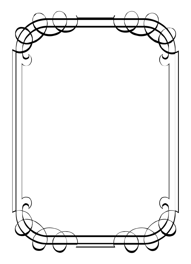 Printable Borders and Frames Clip Art