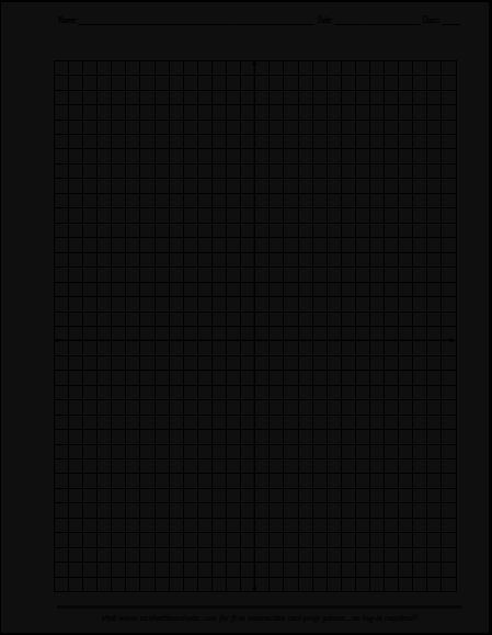 Free Printable Coordinate Grid Paper