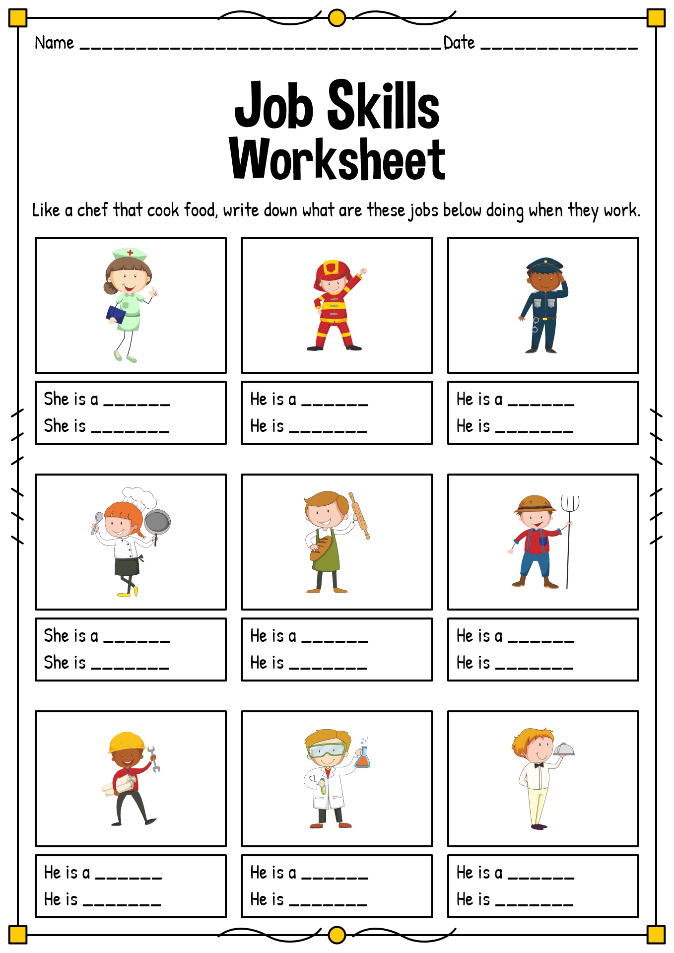 16 Teaching Job Skills Worksheets Free PDF At Worksheeto