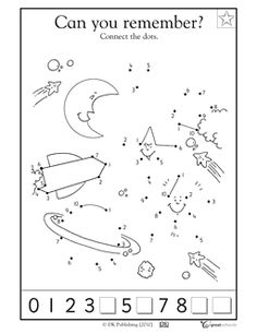 Kindergarten Connect the Dots Worksheets