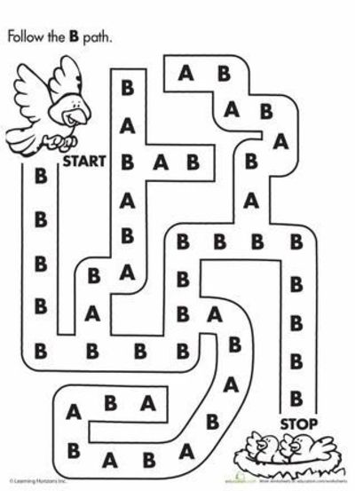 Printable Preschool Worksheets Letter B