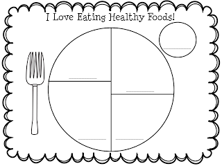 Blank My Food Plate Worksheet