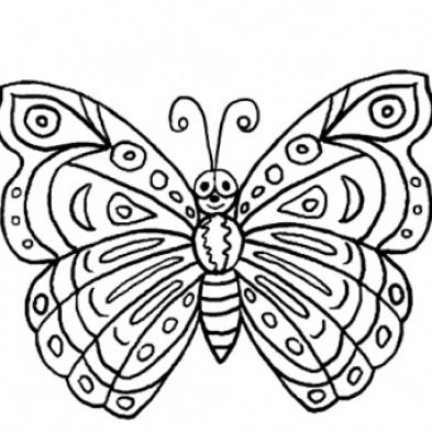 Butterflies Coloring Pictures