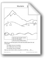 Land and Water Forms Worksheets