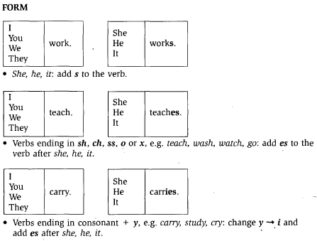 Present Simple Structure