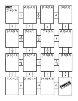 Two-Step Equation Maze Answer Key Worksheet