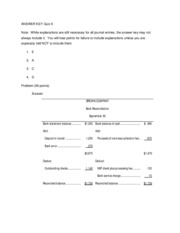 ACCT 2301 Key to Practice Set