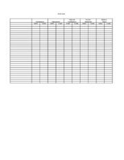 Blank 10 Column Worksheet