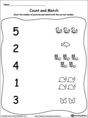 10 Best Images of Matching Objects Worksheet Kindergarten - Bingo ...