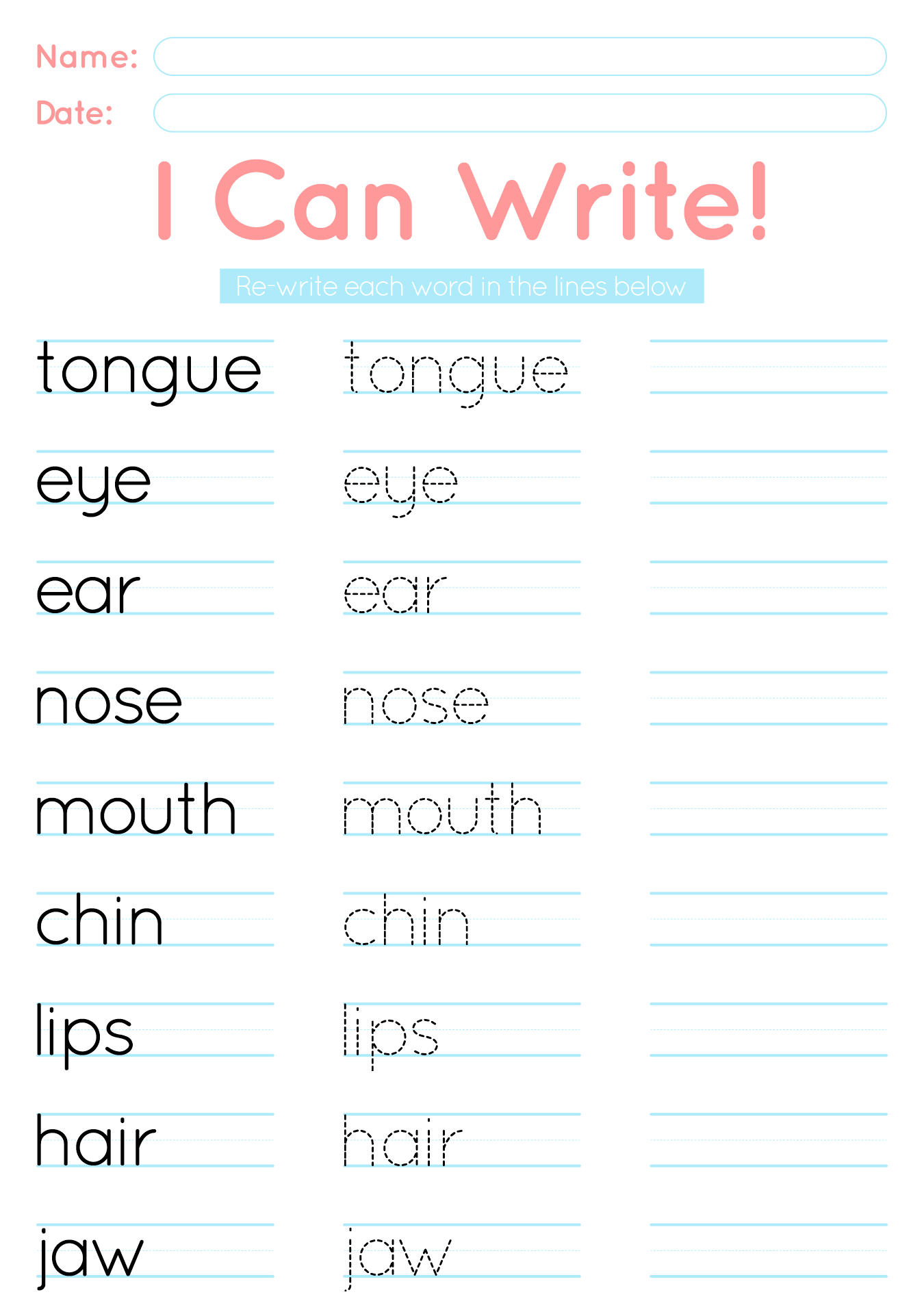 1st Grade Writing Worksheets