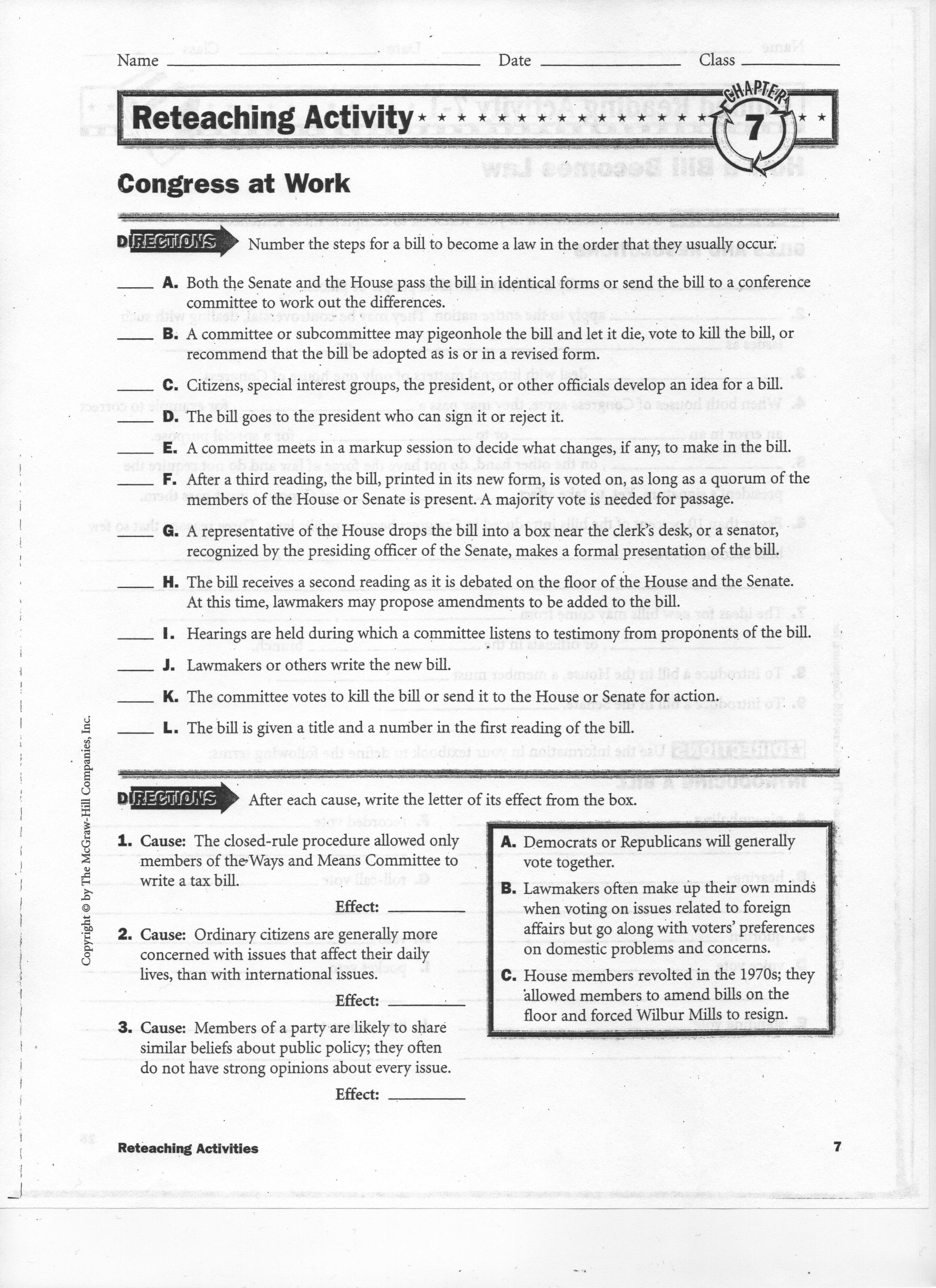 14 American Government Answer Key Worksheets Worksheeto