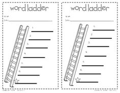 Printable Blank Word Ladder