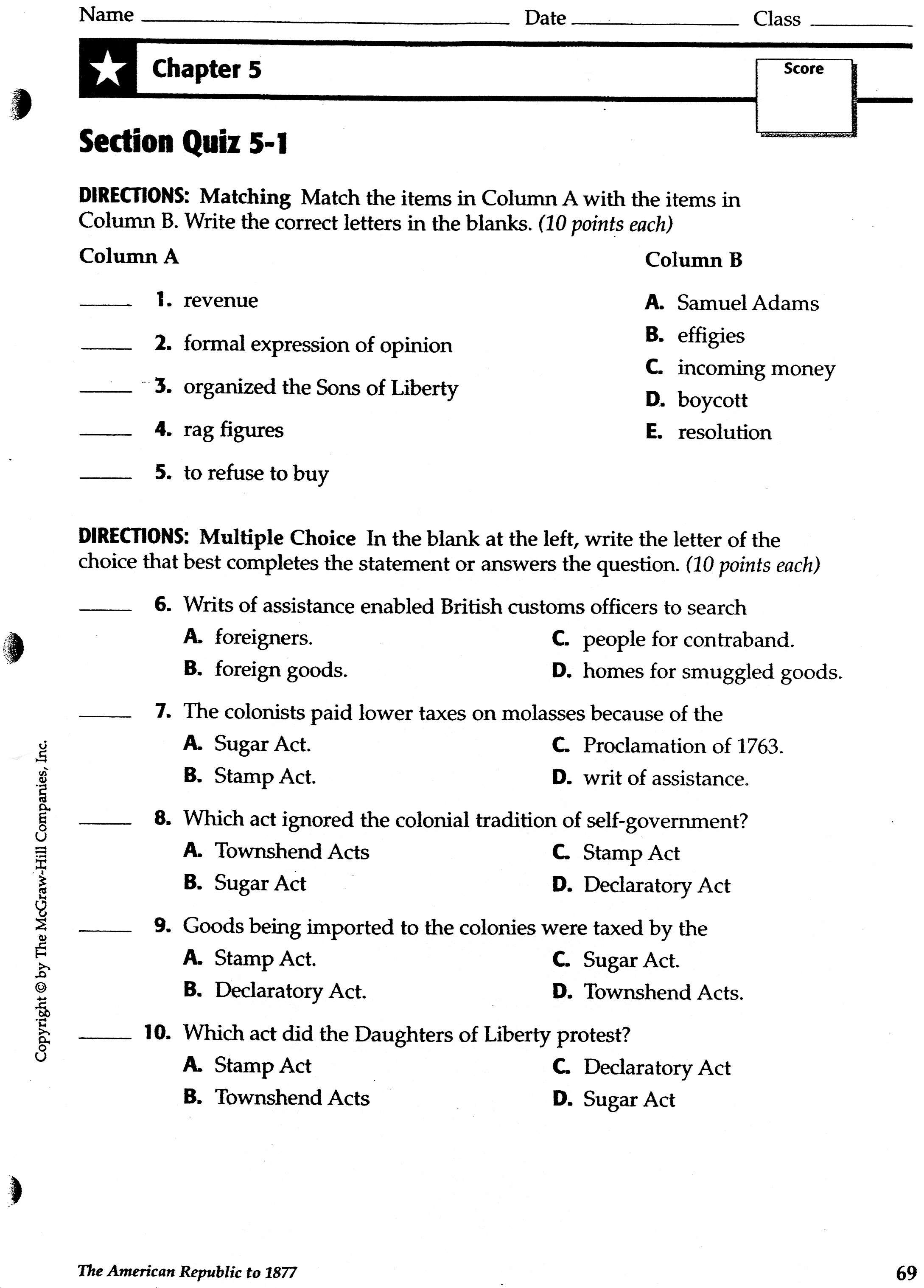 14 American Government Answer Key Worksheets Worksheeto