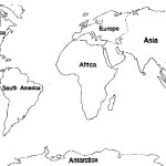 Seven Continents Coloring Pages