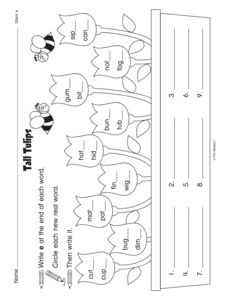 Silent E Phonics Worksheets