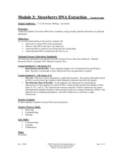 Strawberry DNA Extraction Lab Answers