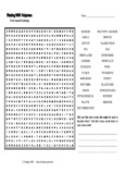 Word Search Answers T. Trimpe 2003 Science Spot