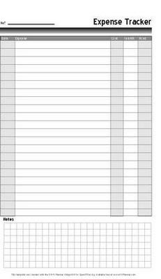 Expense Tracker Template