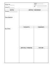 Graphic Organizers