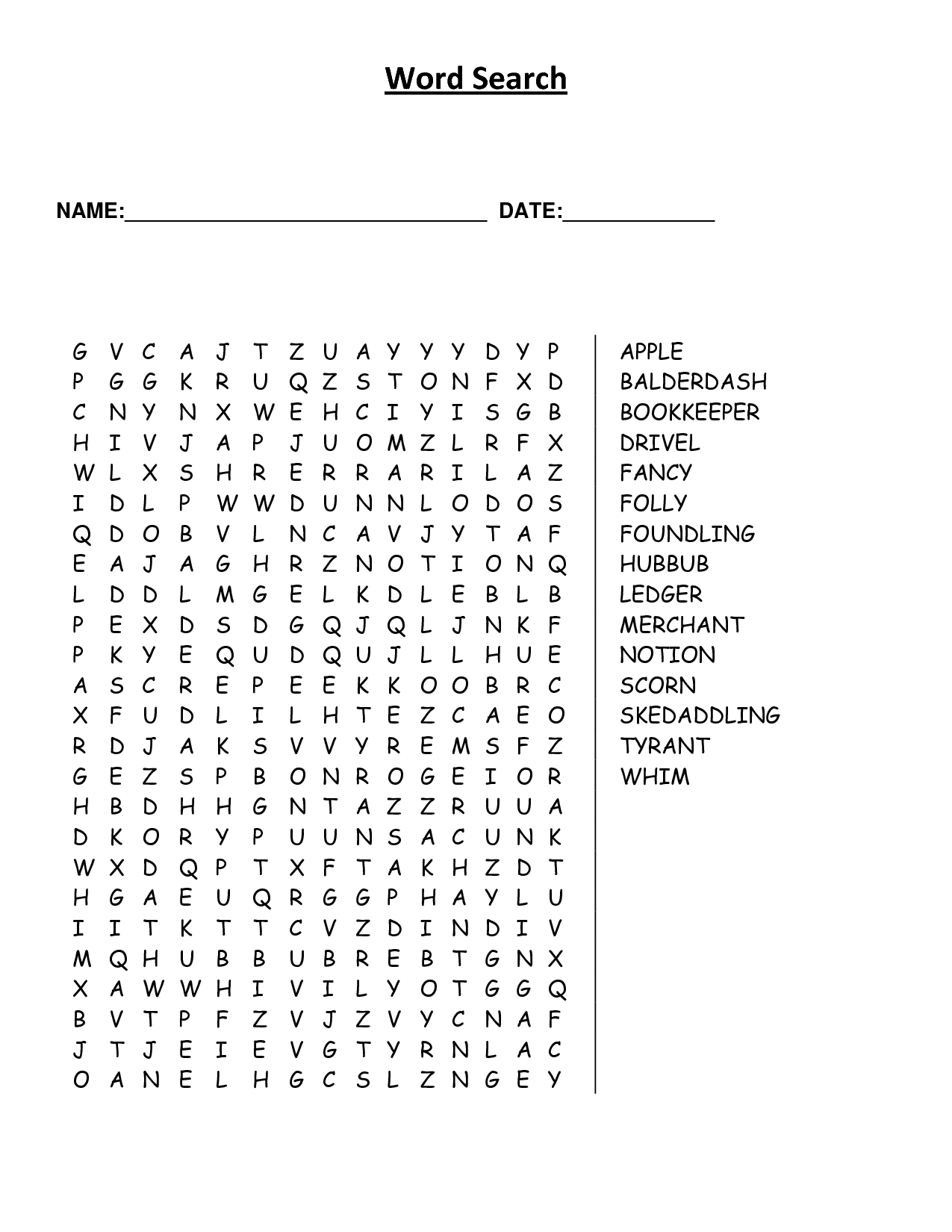 9 Word Scramble Printable Worksheets Adults Worksheeto