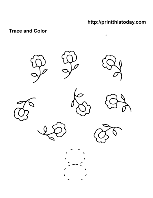 Preschool Spring Math Worksheets