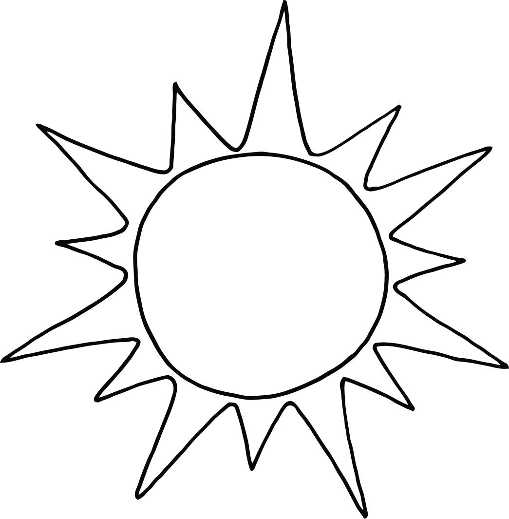 Sun Coloring Pages Printable