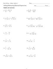 Kuta Software Infinite Algebra 2 Answer Key