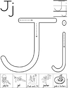 Letter J Printable Worksheets