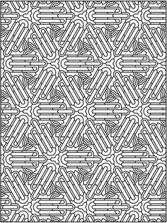 Coloring Page Tessellation Patterns