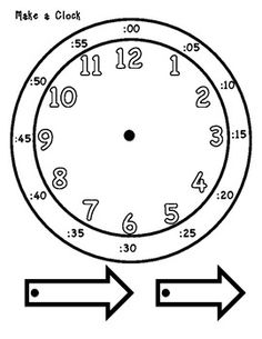 Hands-On Learning a to Tell Time Clock