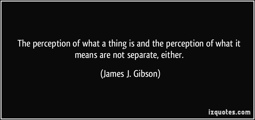 James J. Gibson Perception