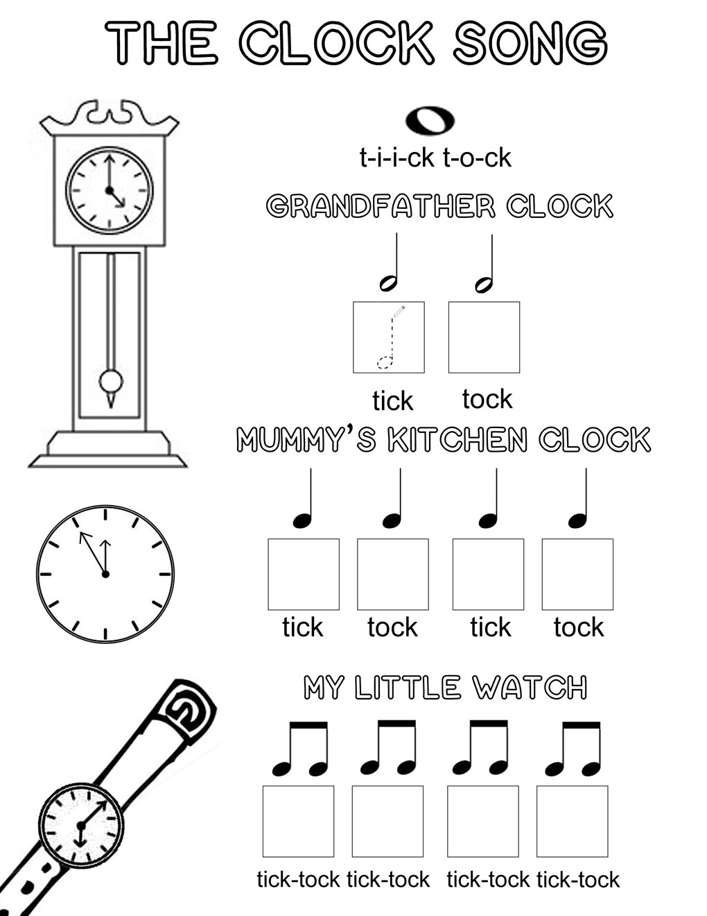 Music Note Values Worksheet