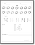 Preschool Worksheets Number 14