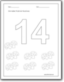 Preschool Worksheets Number 14