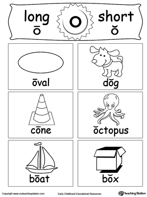 Short and Long Vowel Flash Cards