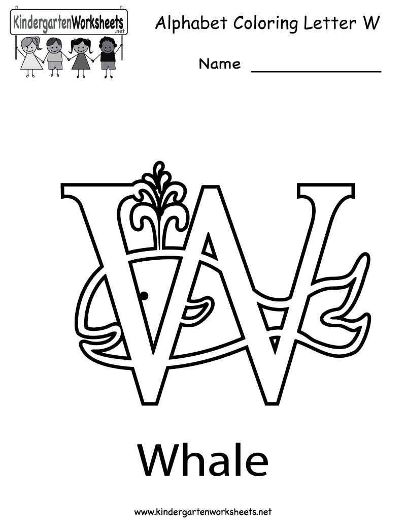 Free Printable Letter W Worksheets