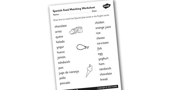 French Food Worksheets