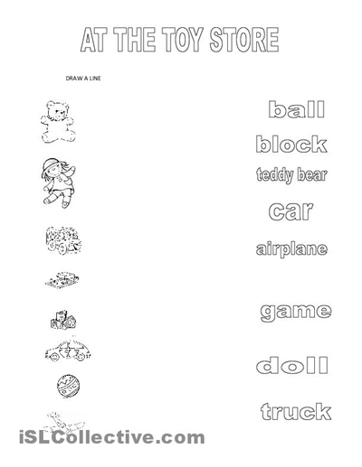 Printable Kindergarten Reading Worksheet