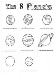 Printable Planets Worksheets