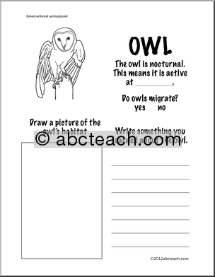 1st Grade Habitat Worksheets