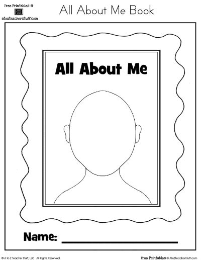 All About Me Printable Book