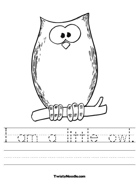 Free Printable Owl Worksheets