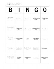 Get to Know You Bingo Kids