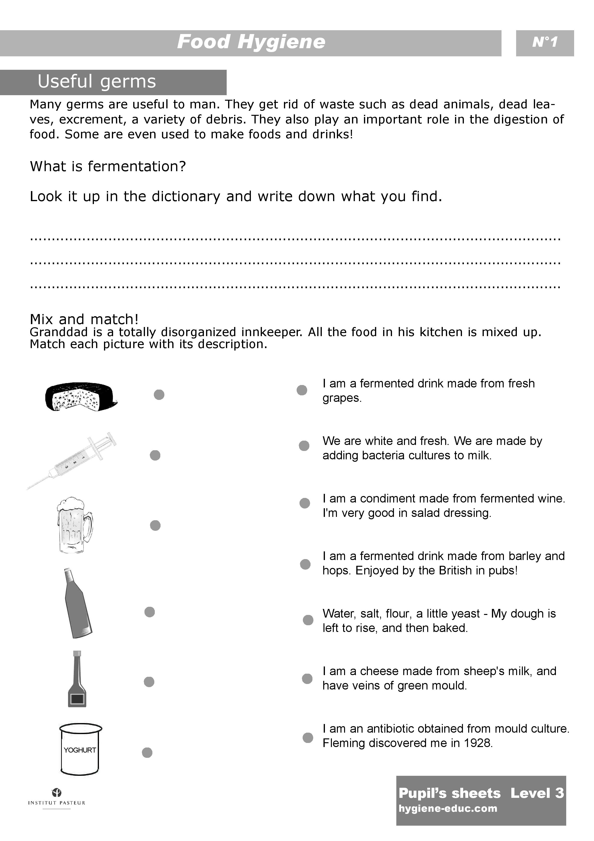 Personal Hygiene Activities Worksheets Printable - Printable Templates