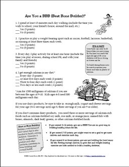 Printable Handouts Nutrition