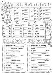 ESL Worksheet Verb to Have