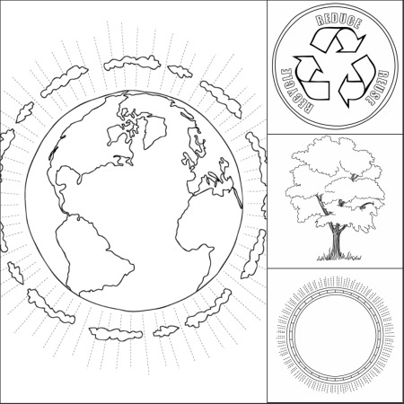 Free Printable Earth Day Coloring Pages