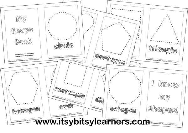 Free Printable Preschool Shape Book