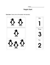 Penguin Worksheets Preschool